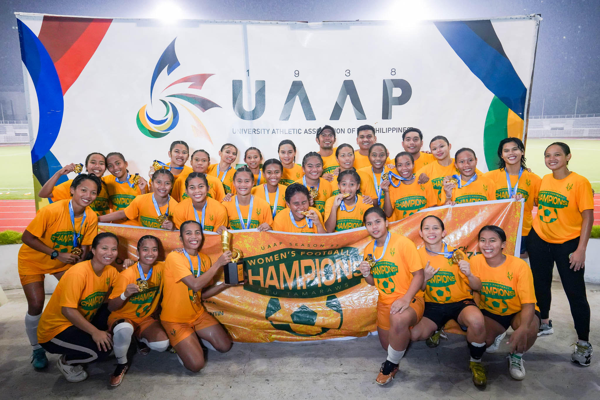 FEU Womens Football Team claims UAAP Season 85 Championship • Far Eastern University