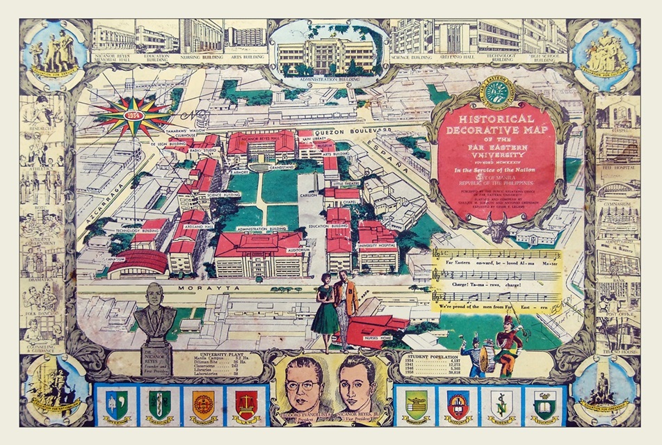 Decorative Map of FEU
