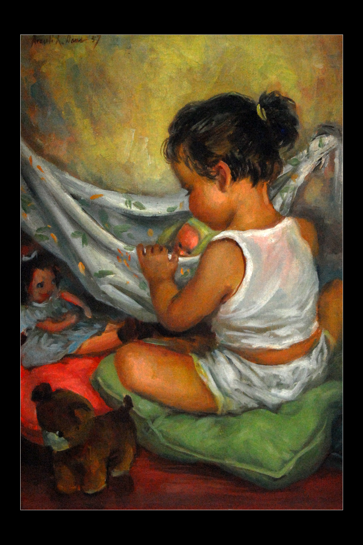 Child Playing In Office
